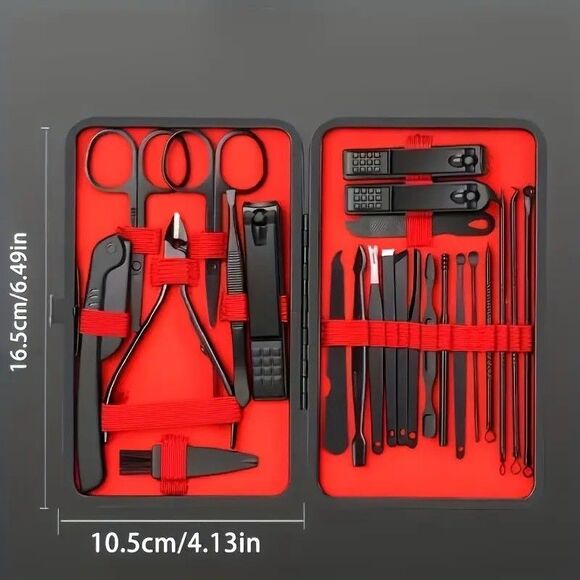 Luxury Manicure & Pedicure Set - Sharp Stainless Steel, Travel-Friendly NEW - Picture 2 of 5